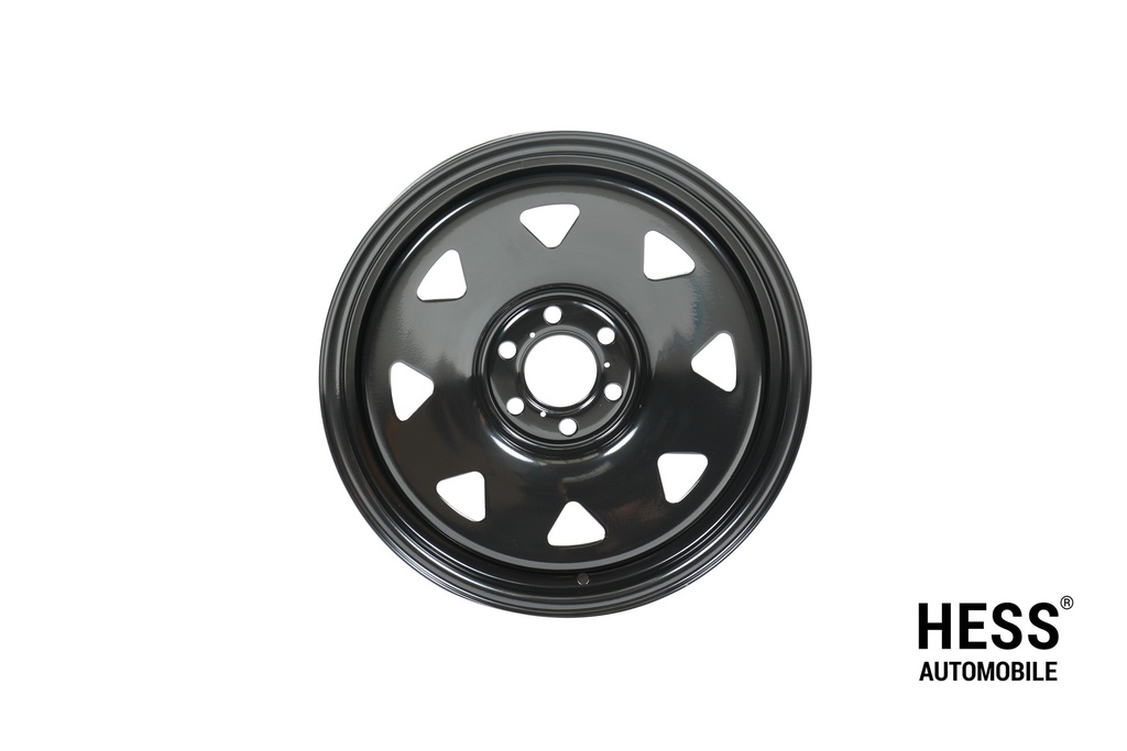 HESS H41, 18 Zoll, Steel Triangle Black, Offroad-Stahlfelge für VW Heavy, Ford Custom V710