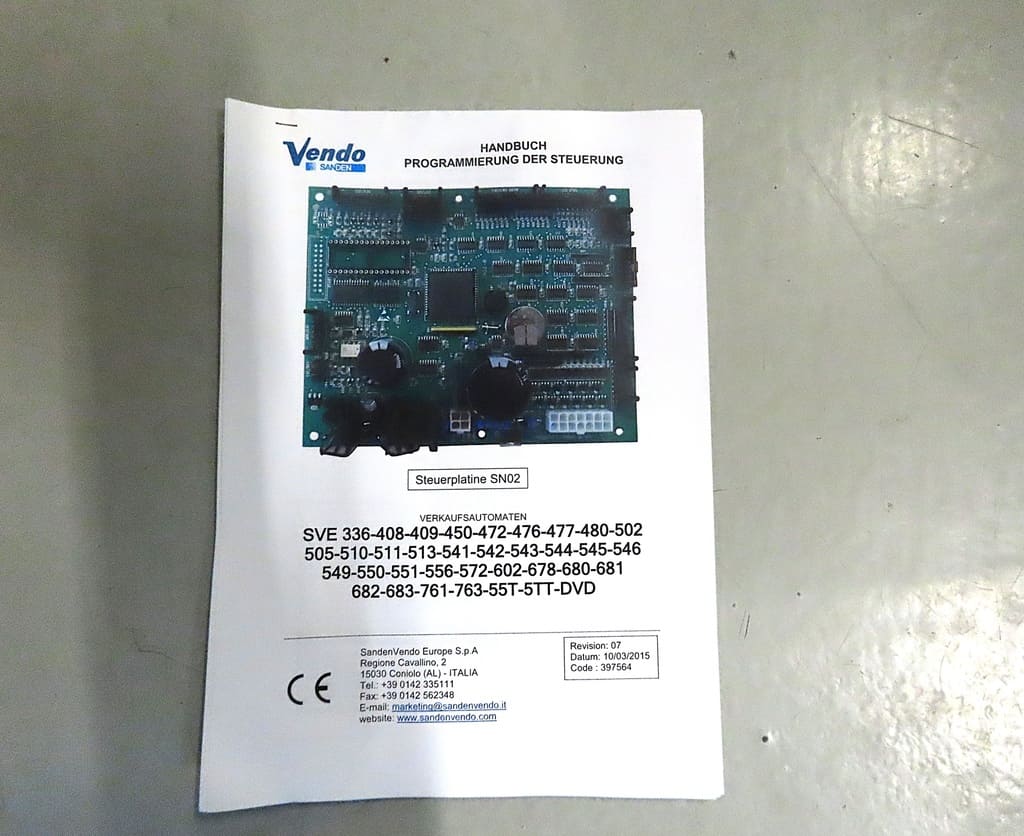 Getränkeautomat SandenVendo Europe SVE 550-Occasion