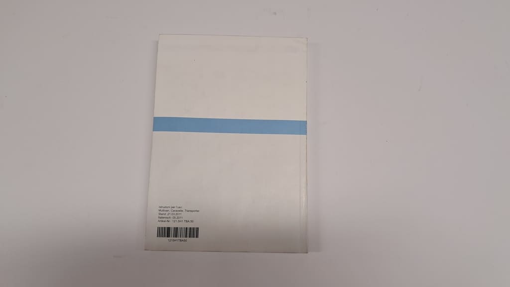 Bedienungsanleitung auf Italienisch für VW T5 Multivan, Caravelle und Transporter