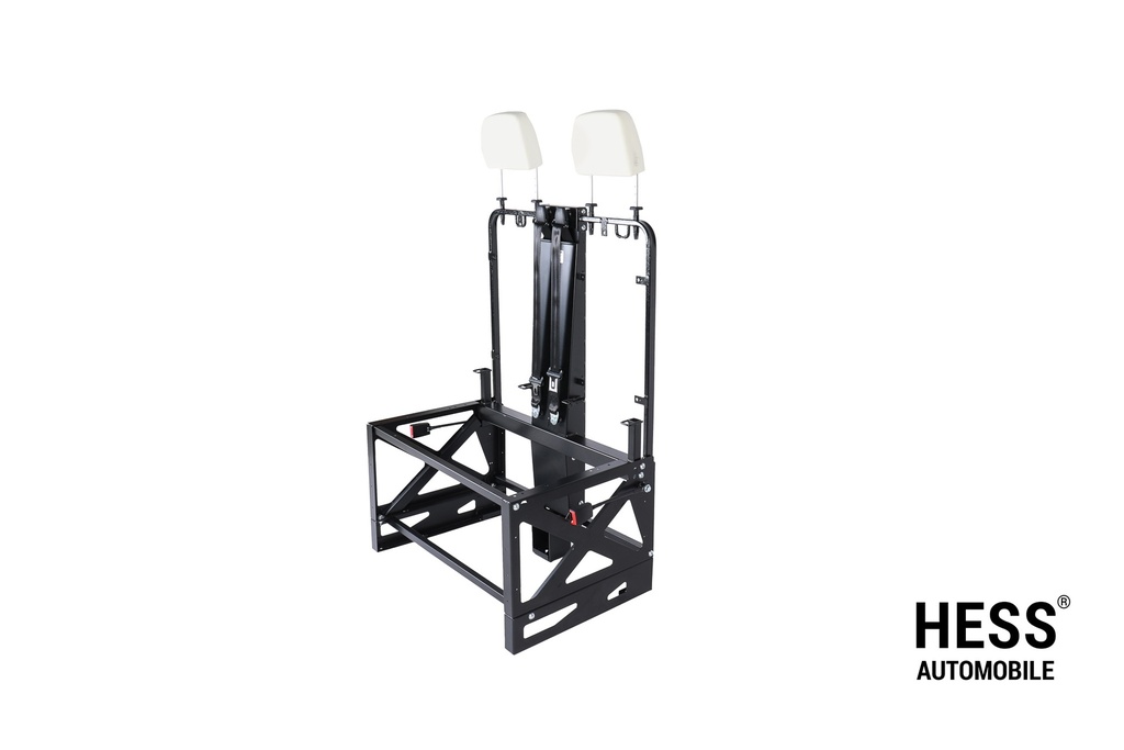 3-Punkt-Gurtbock B90 x T56 cm,inkl.Installationskit+Erhöhung120mm