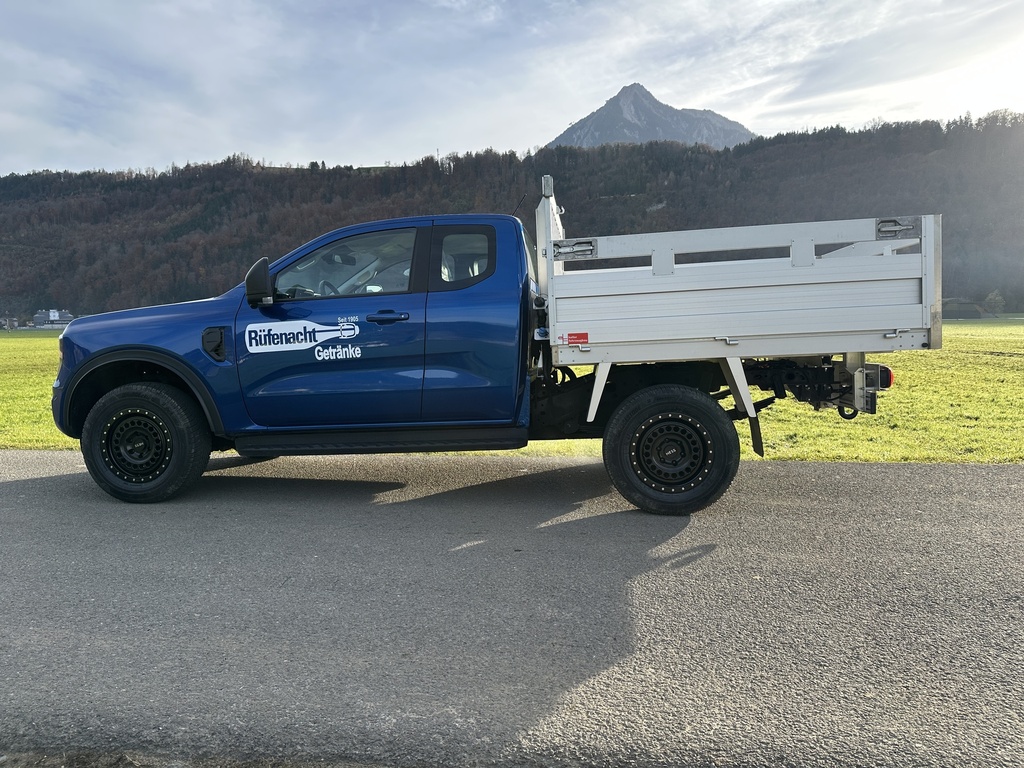 Auflastung VW Amarok, Ford Ranger ab23 Achslast 2: 2'300 kg (Zusatz-Blattfedern)
