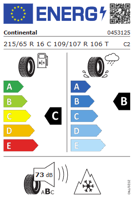 Continental VanContact Winter 215/65 R16C