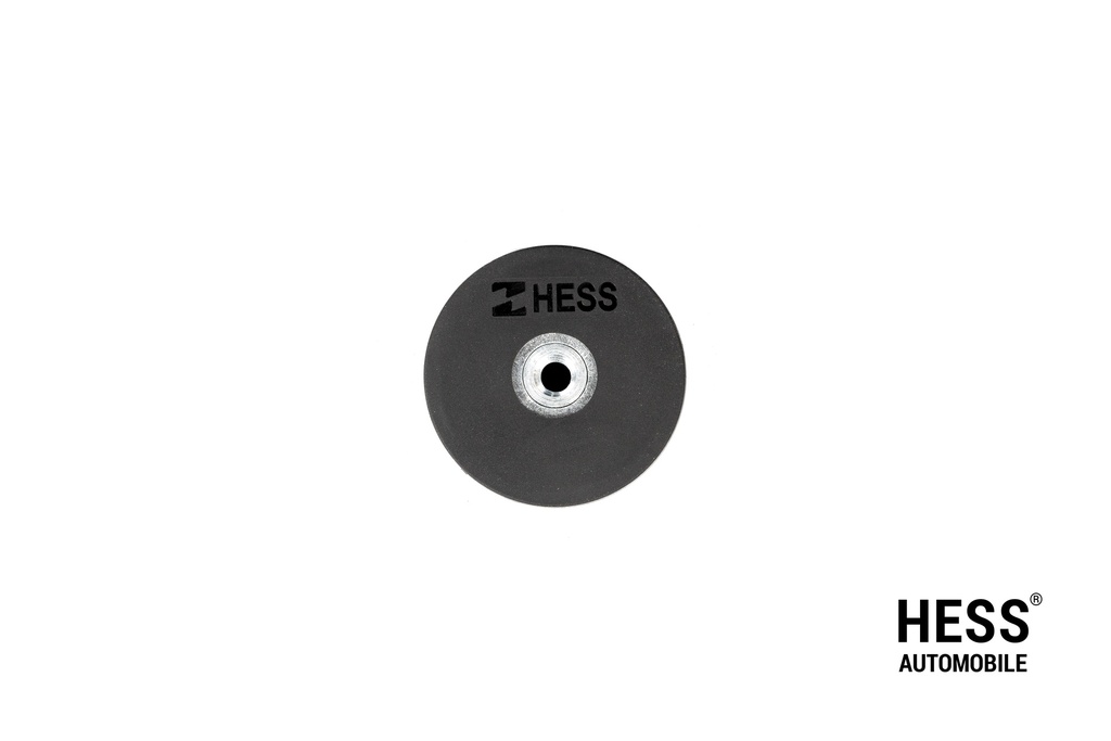 Neodym-Magnetsystem Ø 45 mm schwarz gummiert mit Innengewinde, hält ca. 31 kg