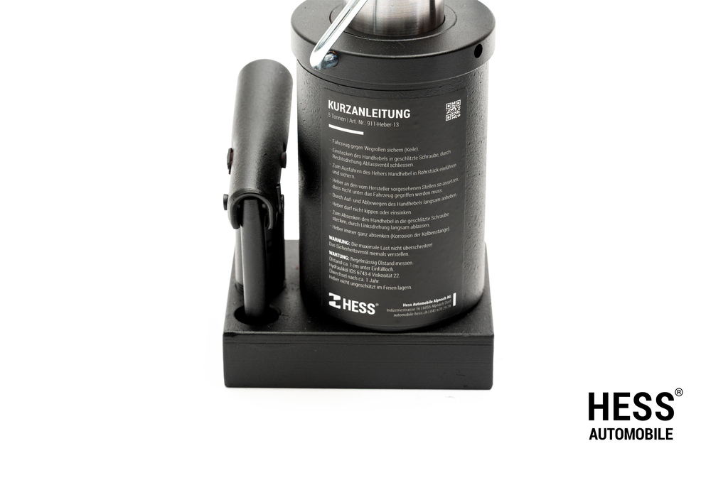 HESS Wagenheber 5T M Set schwarz