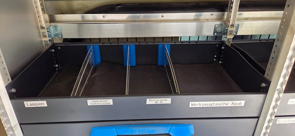 Sortimo Regal Fahrzeugeinrichtung