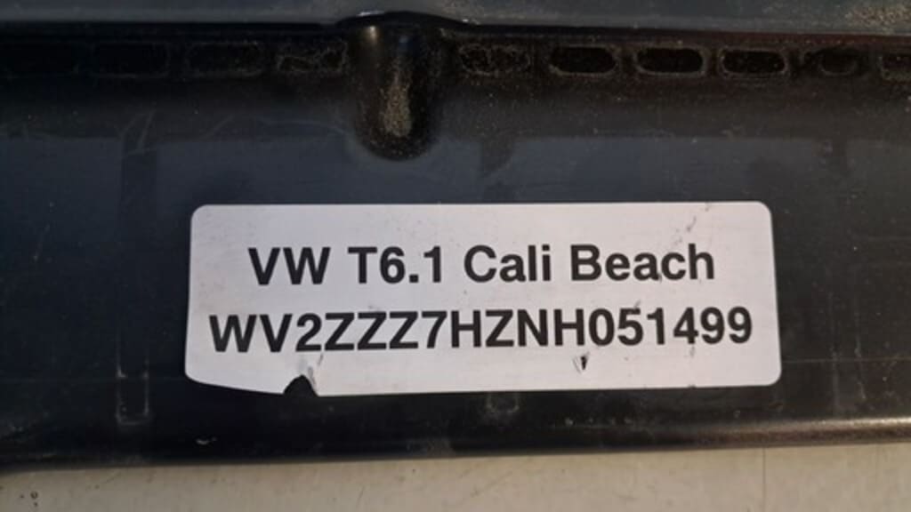 Batterieträger für VW T6.1 California Beach