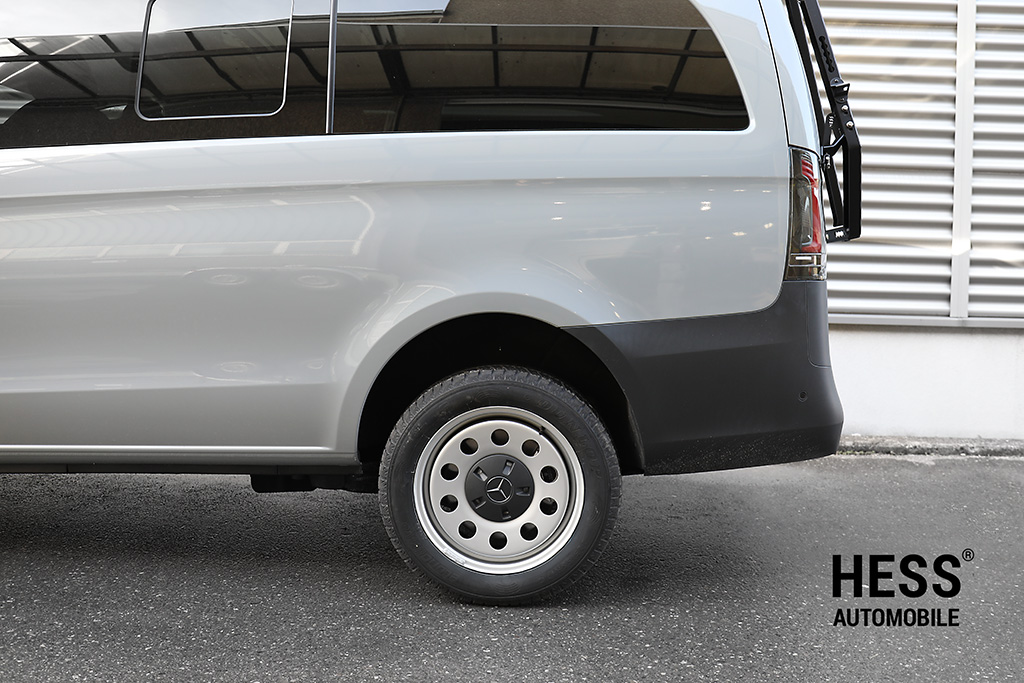 HESS H37, 17 Zoll, Steel Round Silver, Auflastungs-Stahlfelge für Mercedes Vito/V-Klasse/Viano 639