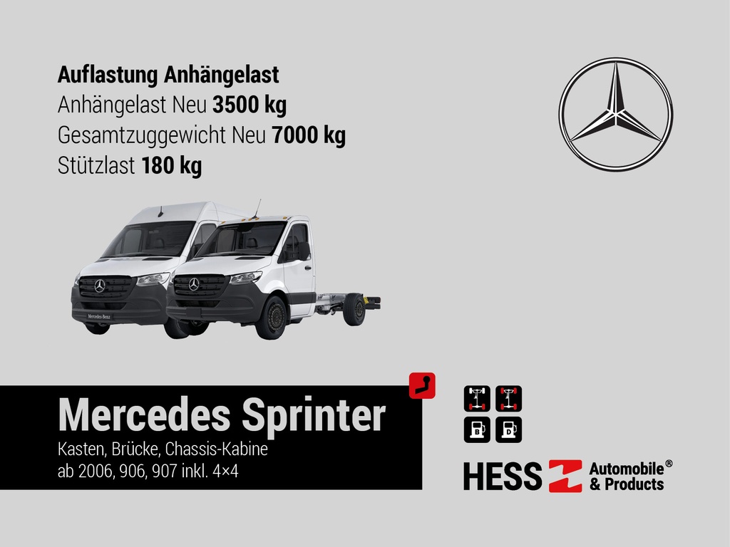 AHK Umbaukit  MB Sprinter 906/907 3'500kg