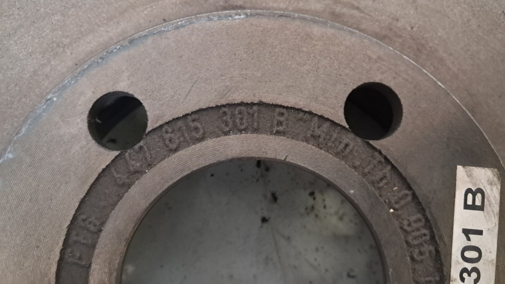 2 originale Bremsenscheiben (447615301B)