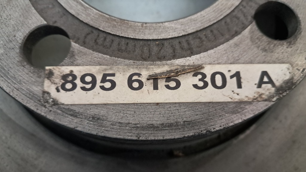 2 originale Bremsscheiben (895615301A) für Audi 80 / Audi Coupe Typ B3/B4