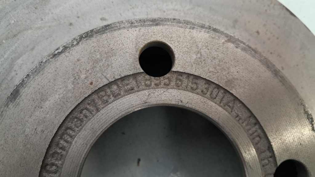 2 originale Bremsscheiben (895615301A) für Audi 80 / Audi Coupe Typ B3/B4