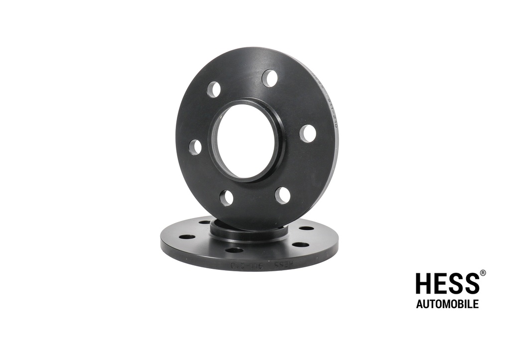 HESS Distanzscheiben 10mm, LK 6/120, schwarz, 2er Set exkl. Befestigungsmuttern (Kopie)