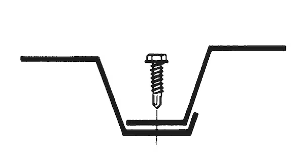 Bohrschraube Sechskantkopf m. Flans