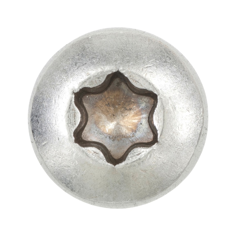 Flachkopf-Blechschraube Form C mit Innensechsrund,Edelstahl A2, 3,5X25 mm