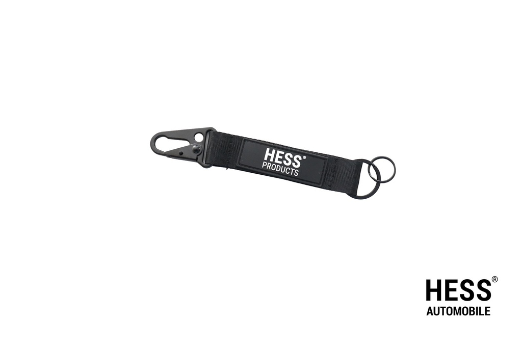 Schlüsselanhänger schwarz Karabiner