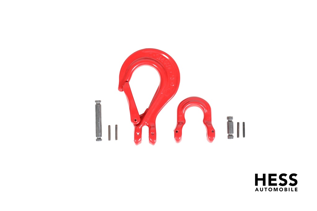 Gabelkopfhaken für Kunststoffseil 12mm, inkl. Verbinder, 3.200 kg