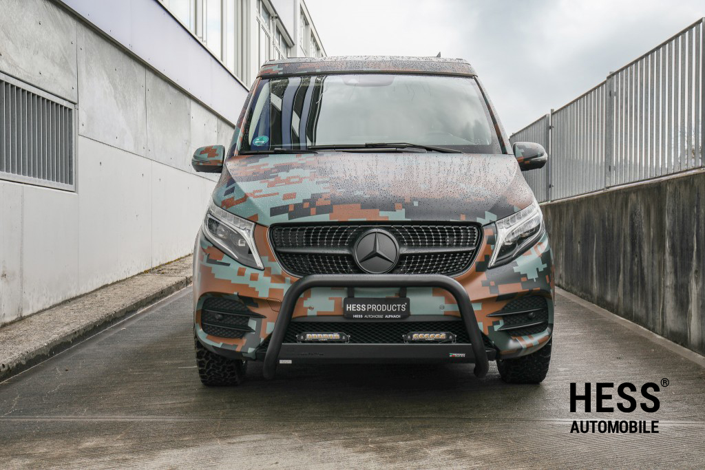 Frontbügel 63mm schwarz - Mercedes V-Klasse 639 2020+