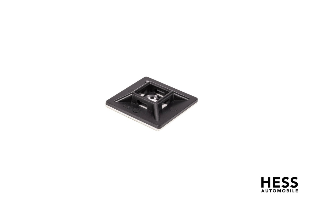 Klebesockel schwarz 28 x 28 mm