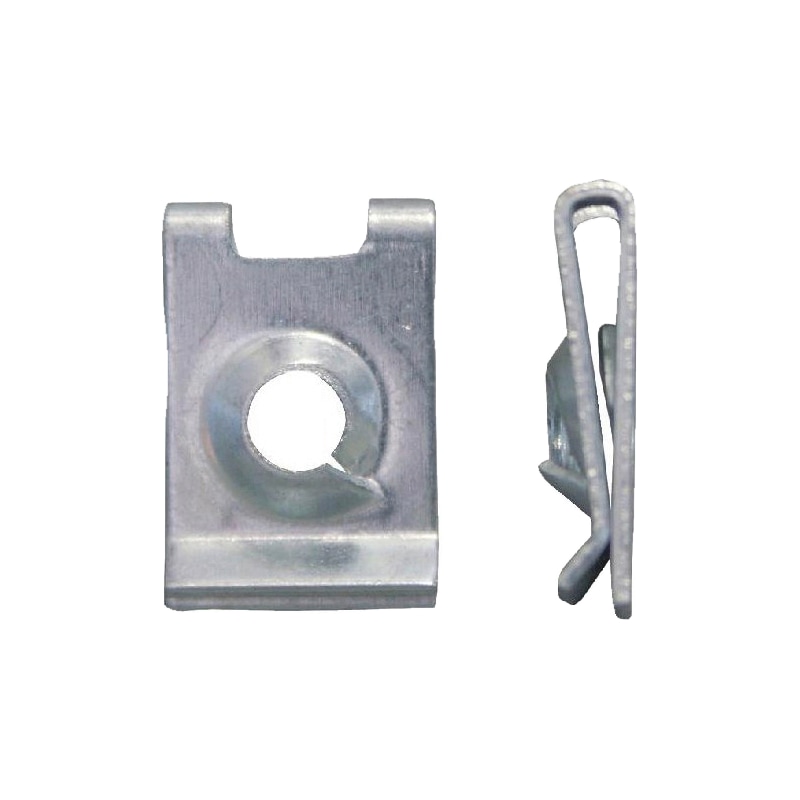 Blechmutter geschlossener Eindrehbereich, D4,8mm