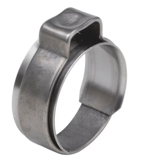 1-Ohr-Klemme mit Einlagering, Ø 11.3 mm