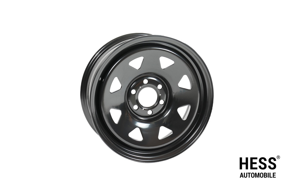 HESS H40, 17 Zoll, Steel Triangle Black, Offroad-Stahlfelge für VW New Transporter (2025), Ford Custom