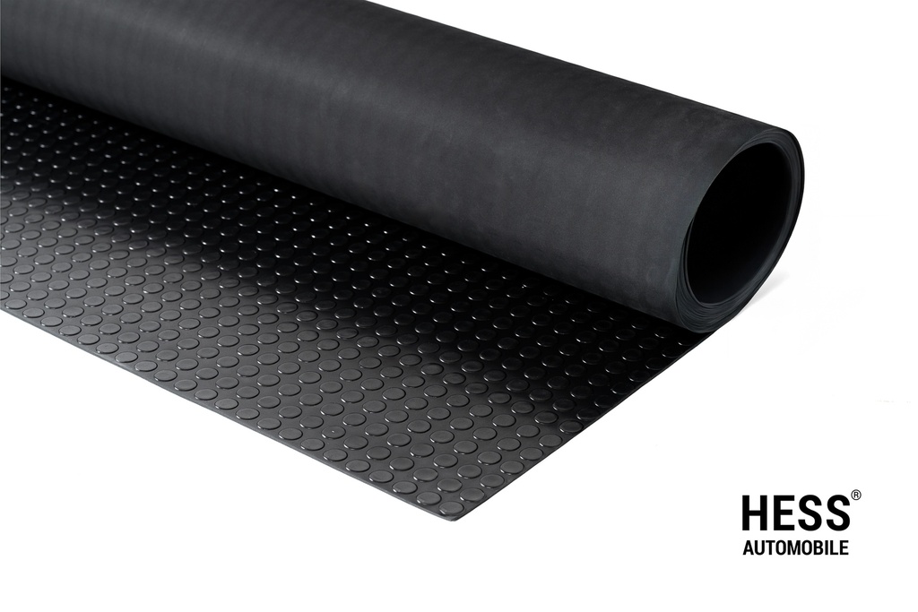 Gummi Schutzmatte Flachnoppen Struktur 3 mm à 1 m