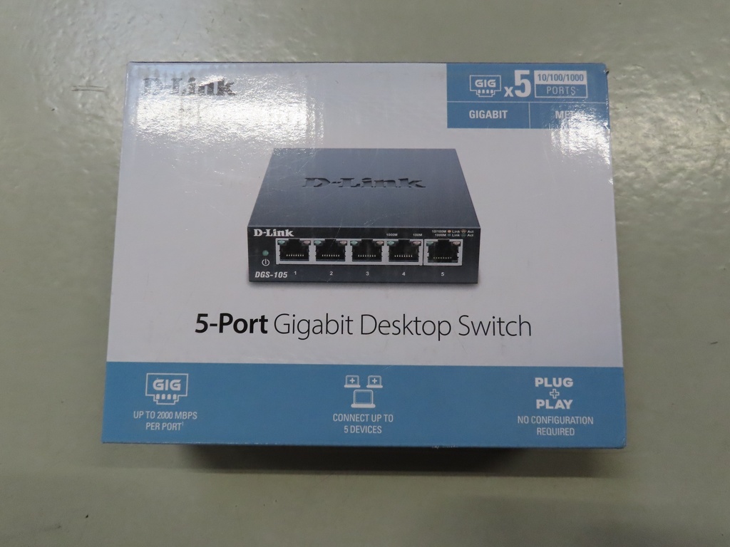 5-Port Gigabit Desktop Switch – Occasion