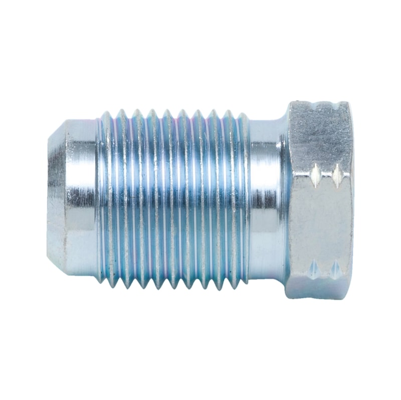 Bremsleitungsnippel Typ B 5,0, Stahl verzinkt, M12 x 1 mm