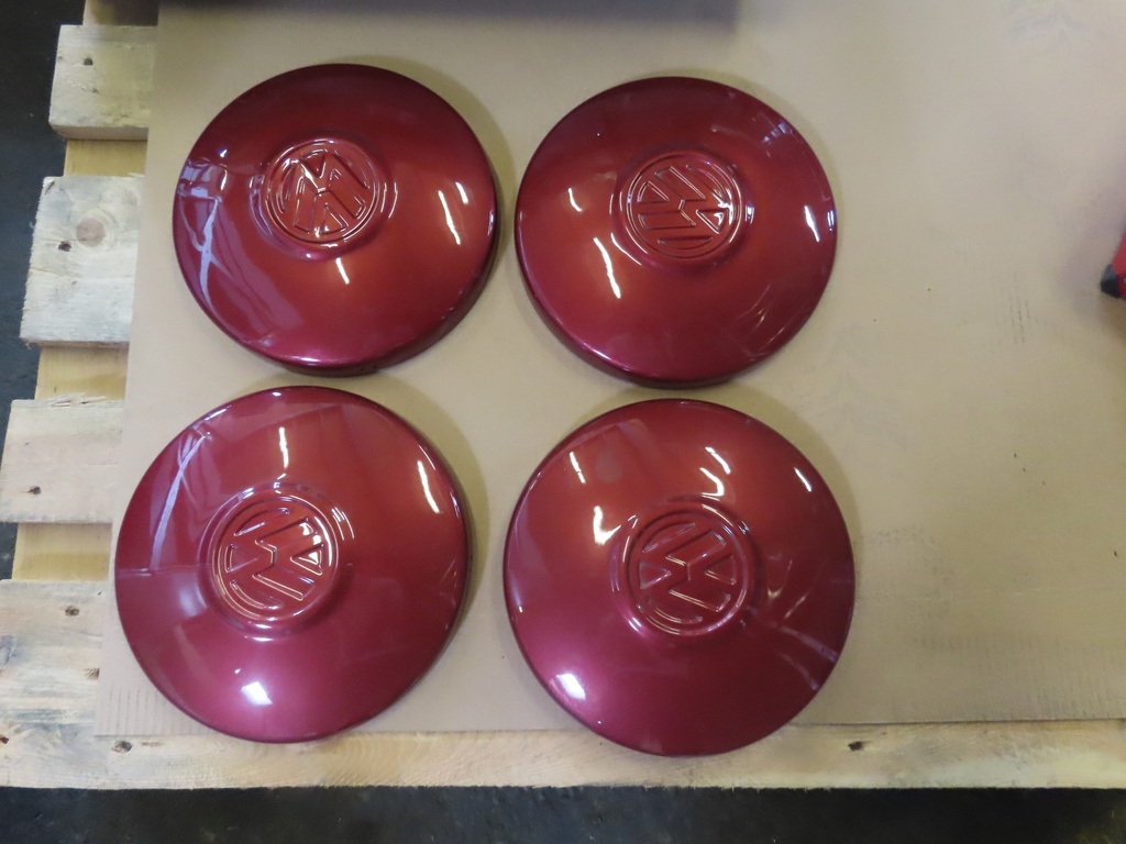 Raddeckel-Set Rot-Occasion