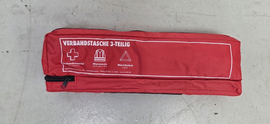 Würth KFZ-Verbandstasche 3-teilig rot-Occasion