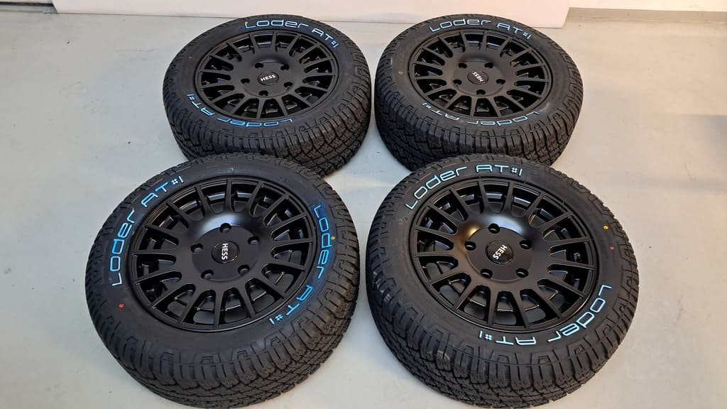 Radsatz Loder AT#1 255/55 18 Zoll für Ford Transit bis 2024 / Tourneo Custom bis 2023-Occasion