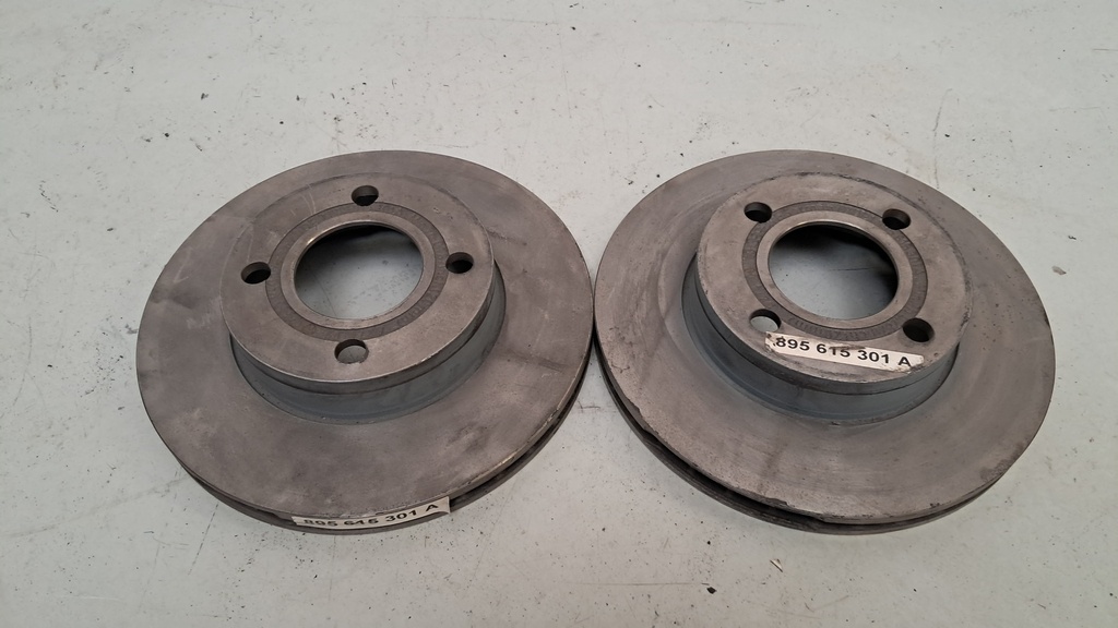 2 originale Bremsscheiben (853615301C) für Audi 80 / 90 / Coupe B2 / Coupe B3-Occasion