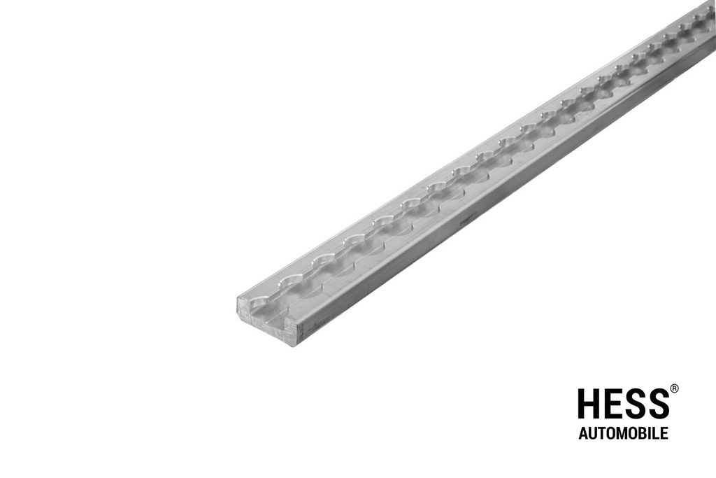 Airline Zurrschiene silber extra schmal