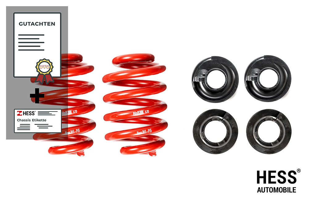 Auflastung VW T5/T6/T6.1 – Achslast 2: 1'950 kg