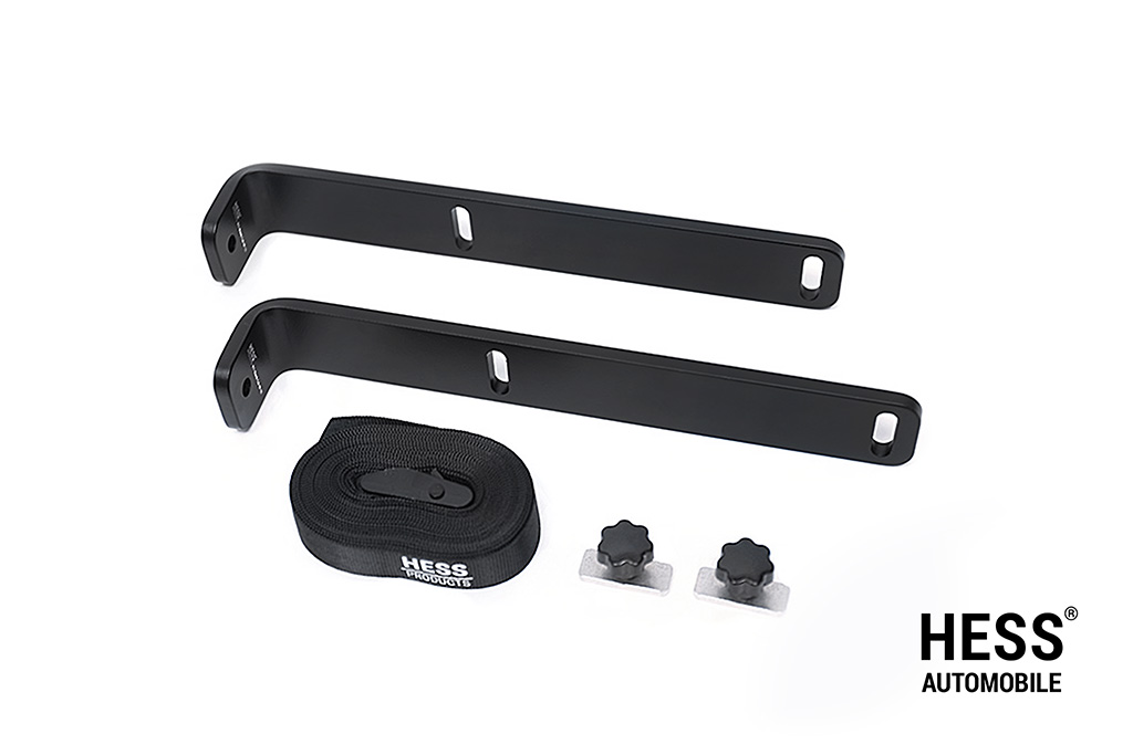 Wäscheleine-System VW California T5/T6/T6.1 in Schwarz