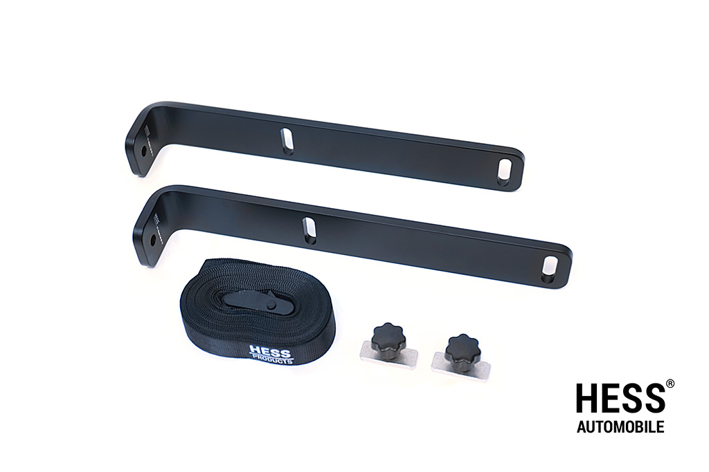 Wäscheleine-System VW California T5/T6/T6.1 in Schwarz