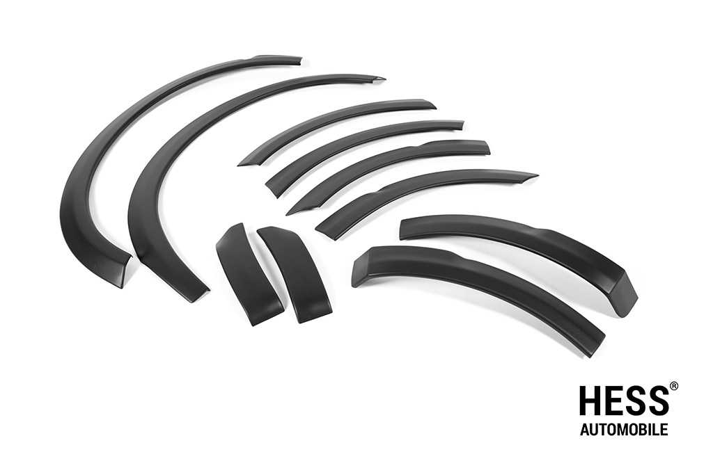 Radlaufleisten für VW T6 mit kurzem Radstand und einer Schiebetüre auf der rechten Seite