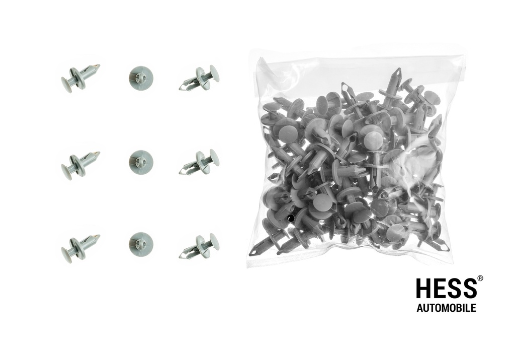 Clips grau Befestigung Innenverkleidung