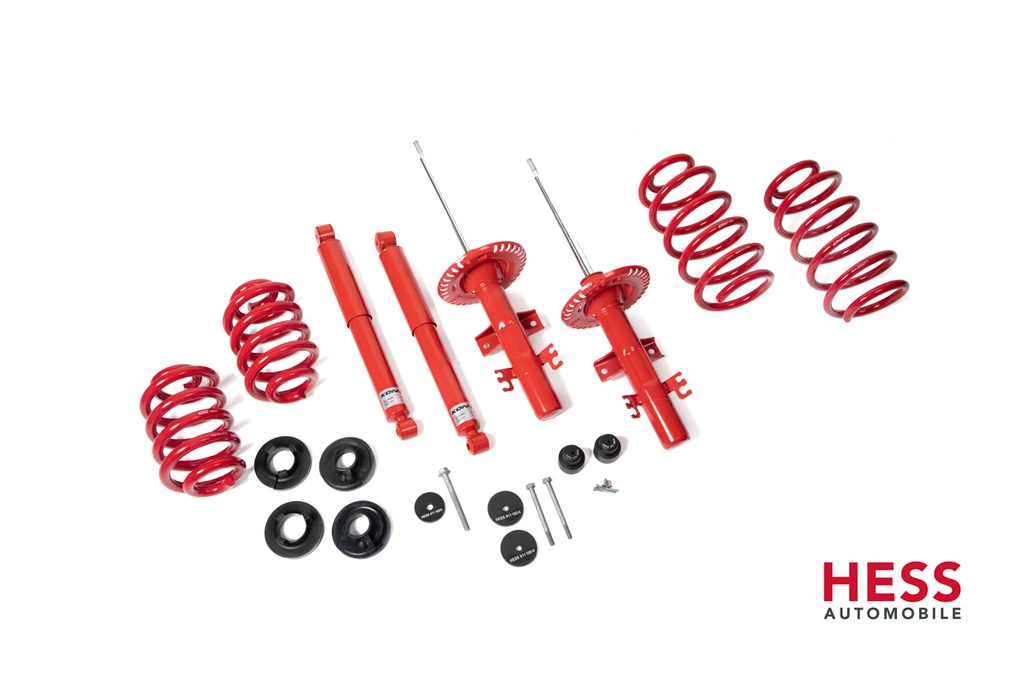 HESS Höherlegungs Fahrwerk Hill medium mit Koni S Dämpfer für VW T5/T6/T6.1