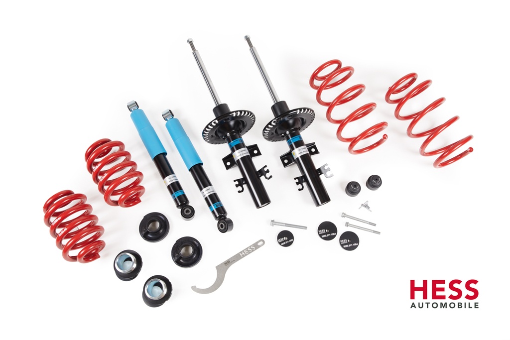 HESS Höherlegungs Fahrwerk Hill medium mit Bilstein Dämpfer für VW T5/T6/T6.1
