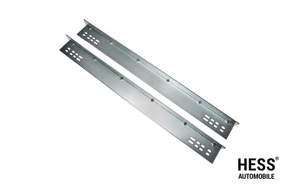 Befestigung für Vollauszug, Länge: 711 mm, 2x L-Winkel