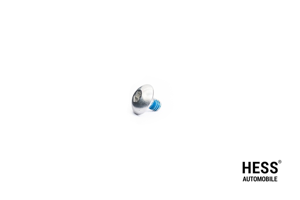 Flache Rundkopfschraube M6x10 aus Alu für die Delta 4x4 Felgen mit dem Beadlock-Ring